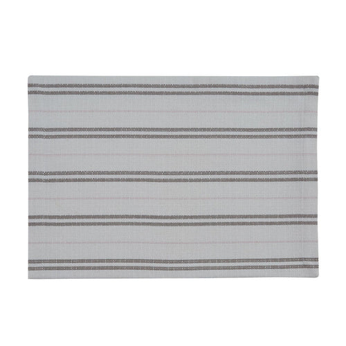 farmhouse RAILROAD STRIPE WOVEN PLACEMAT - SPRING