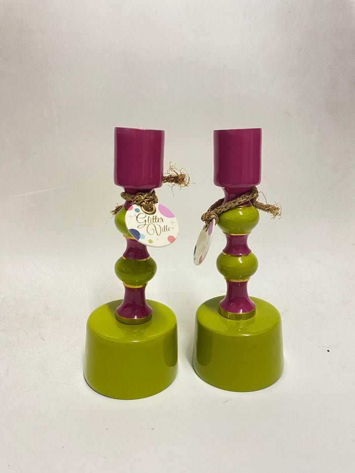 Small Magenta/ Chartreuse