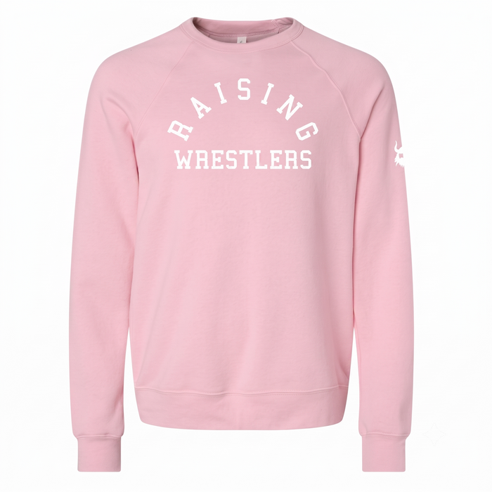 Raising Wrestlers Pink Crewneck