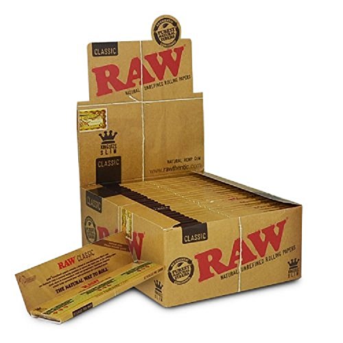 RAW Classic Kingsize Slim Rolling Papers 32ct 50pk