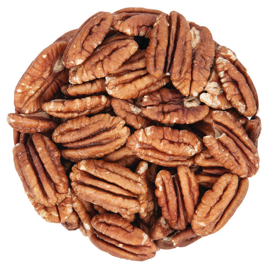 Raw Junior Mammoth Pecan Halves - 10 LB