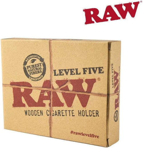 RAW LEVEL FIVE WOODEN CIGARETTE HOLDER