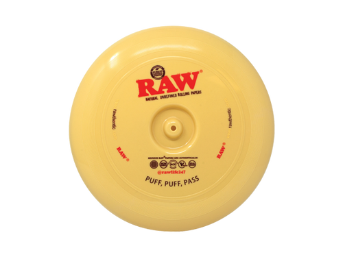 RAW Ultimate Frisbee with Built-in Cone Holder