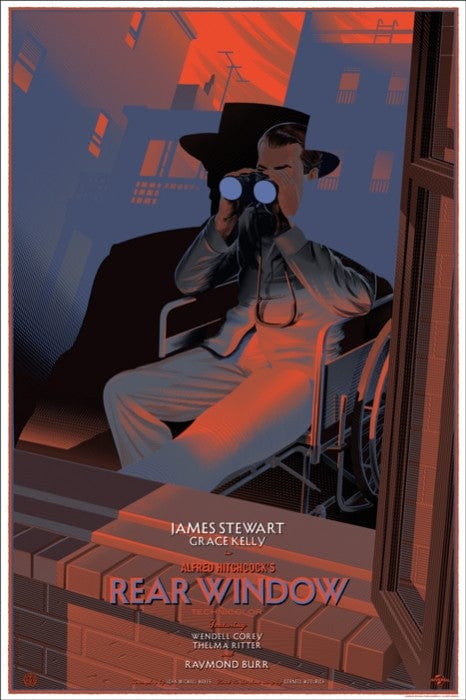 Rear Window Durieux Laurent Durieux poster