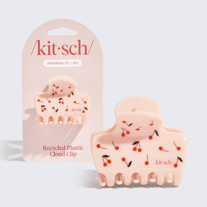 Recycled Plastic Medium Cloud Clip - Cherry Print FINAL SALE