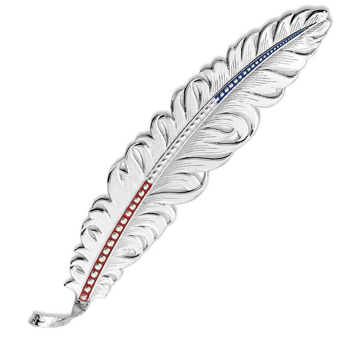 Red, White & Blue Hat Feather