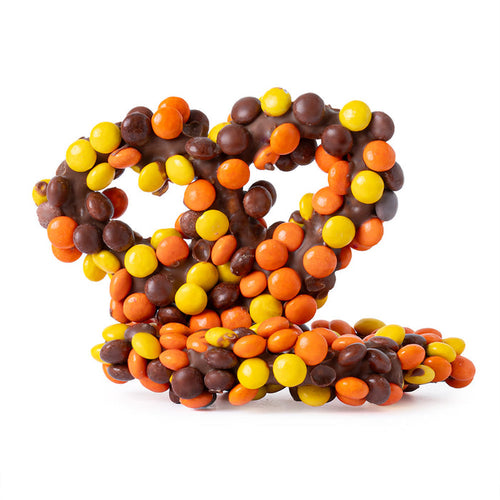 Reese's Pieces Covered Pretzel Candy - 25 Count