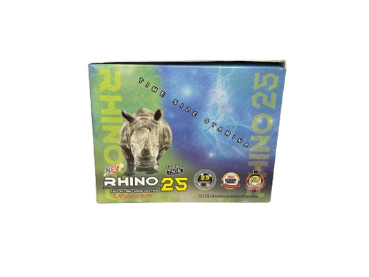 Rhino 25 Capsules Titanium 750K