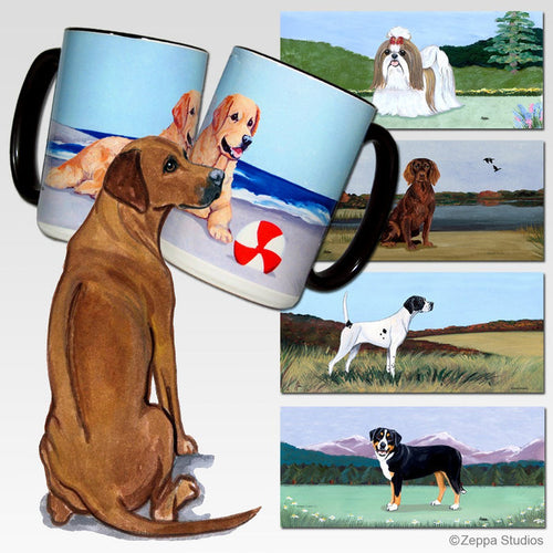 Rhodesian Ridgeback Scenic Mug
