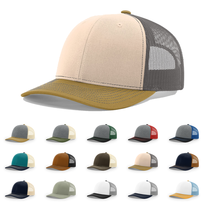 Richardson 112 Trucker Hat - NEW Colors: Amber Gold