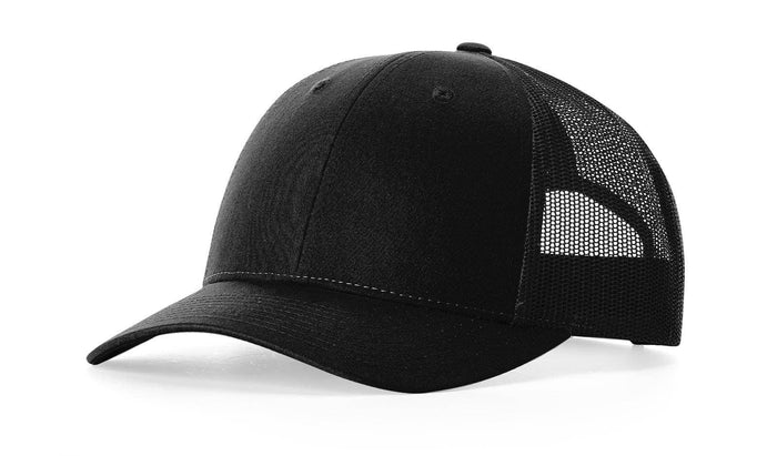 Richardson 115 Low Pro Trucker Cap: Cream/Loden/Dark Orange / MD-LG