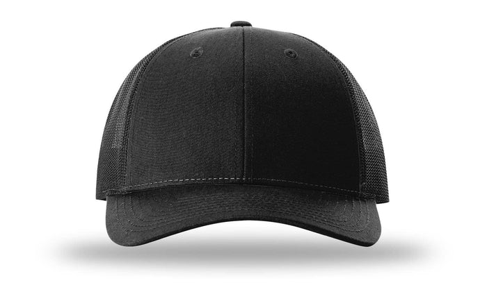 Richardson 115 Low Pro Trucker Cap: Cream/Loden/Dark Orange / MD-LG