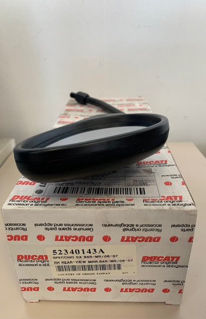 Right Mirror Ducati Monster S4R S2R 620 1000 400 52340143A