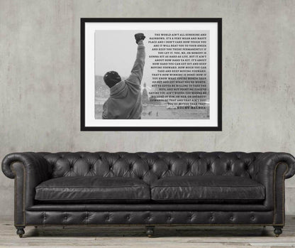 Rocky Balboa Movie poster Rocky Balboa poster Rocky Poster Canvas inspirational art