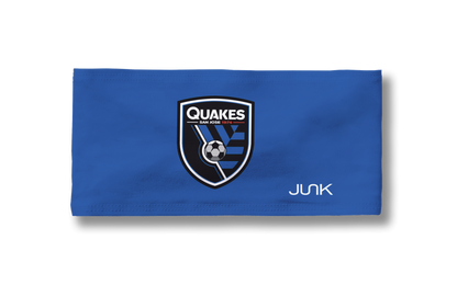 San Jose Earthquakes: Logo Blue Big Bang Lite Headband - View 3