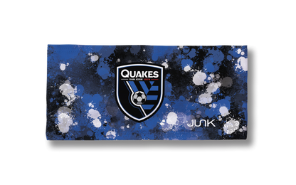 San Jose Earthquakes: Splatter Big Bang Lite Headband - View 3