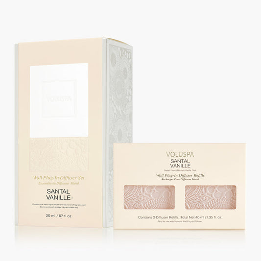 Santal Vanille - Wall Plug-In Starter Kit + Twin Refills Bundle