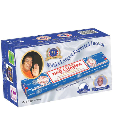 Satya Incense Nag Champa 15g 12 Boxes