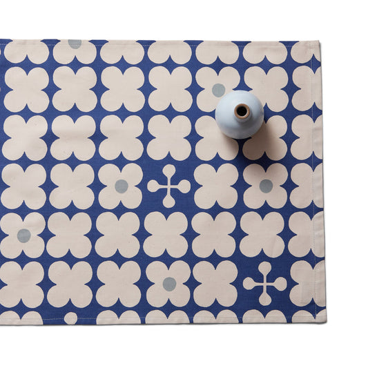 Scandi Candy Runner in Inky Blue