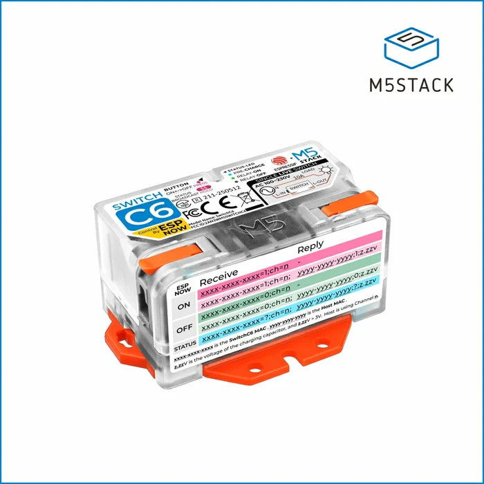 Single Live Wire Wi-Fi Smart Switch (ESP32-C6) - m5stack-store