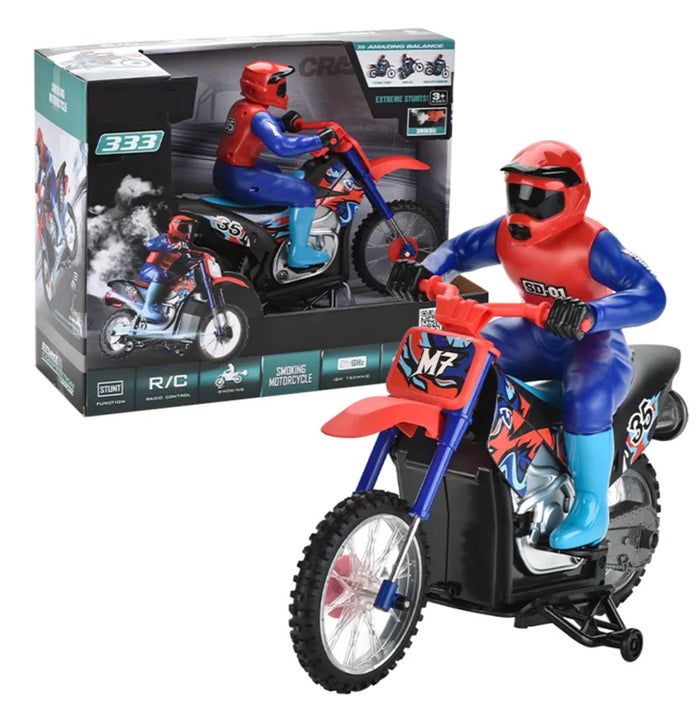 Smoking Radio Controlled Motorcycle