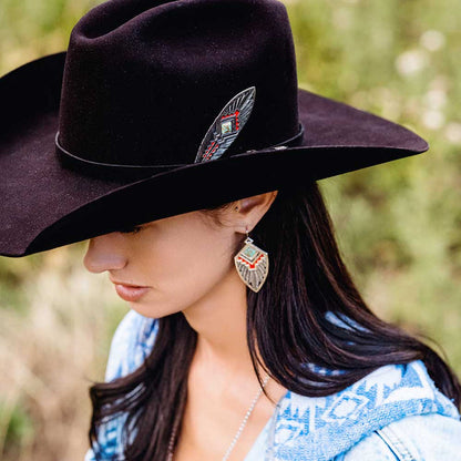 Southwest Aura Hat Feather