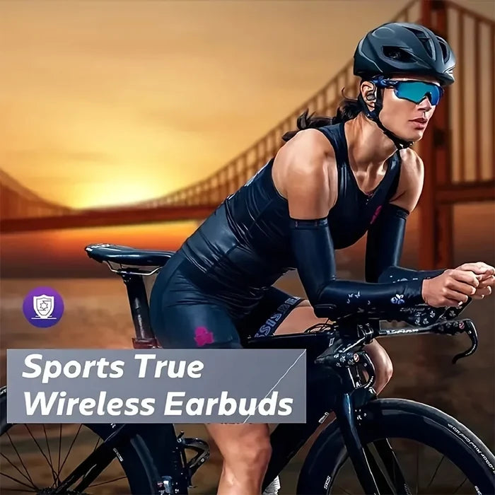 Cyclist in aerodynamic gear riding a racing bicycle.