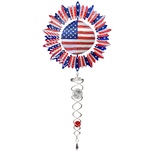 Spiral US Flag - Mini Set Wind Spinner