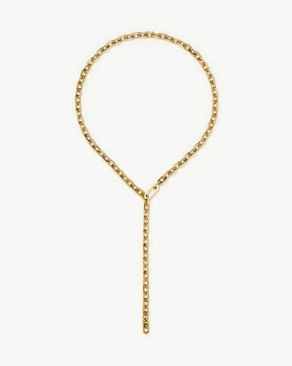 Square Paperclip Chain Necklace | 18ct Gold Plated Necklaces Missoma