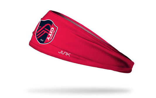St. Louis CITY SC: Logo Red Big Bang Lite Headband - View 1