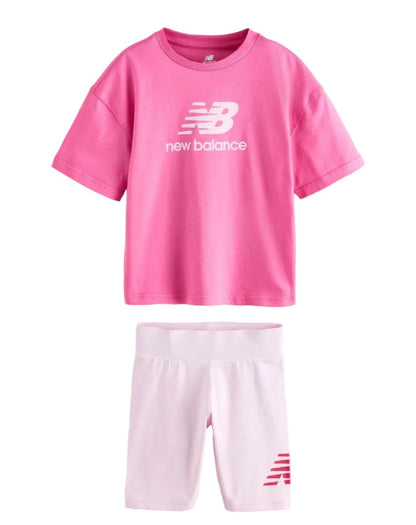 New Balance Stacked Tee/Short Set Infant