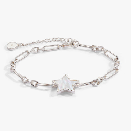 Star Mother of Pearl Adjustable Bracelet