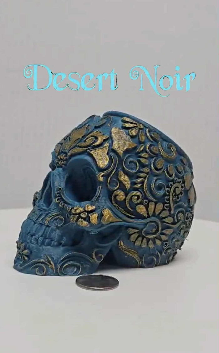 Sugar Skull, Hand-Painted 3D Printed Sugar Skulls – Decorative Planters