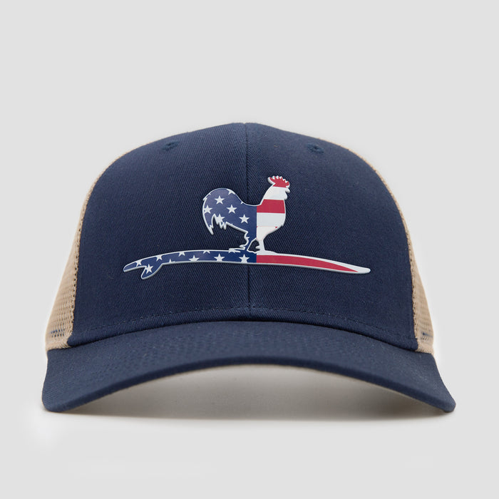 Surfing Rooster Snapback