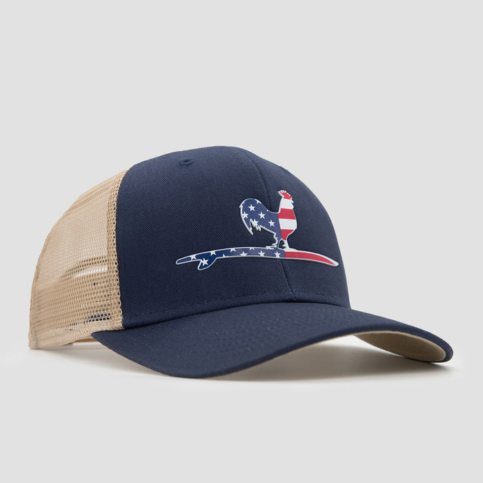 Surfing Rooster Snapback
