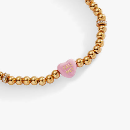 Sweethearts® 'I Luv You' Stretch Bracelet