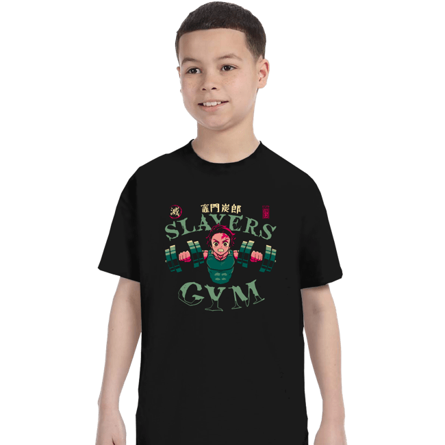 Secret_Shirts T-Shirts, Youth / XS / Black Tanjiro Slayers Gym