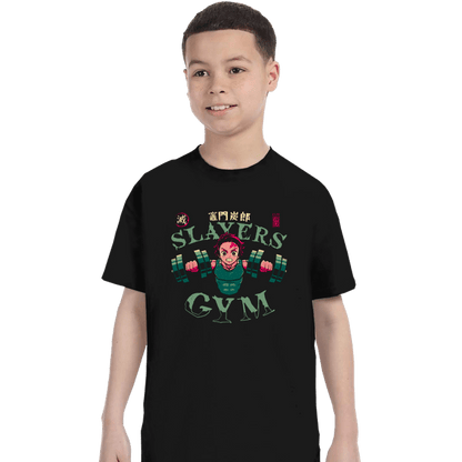 Secret_Shirts T-Shirts, Youth / XS / Black Tanjiro Slayers Gym