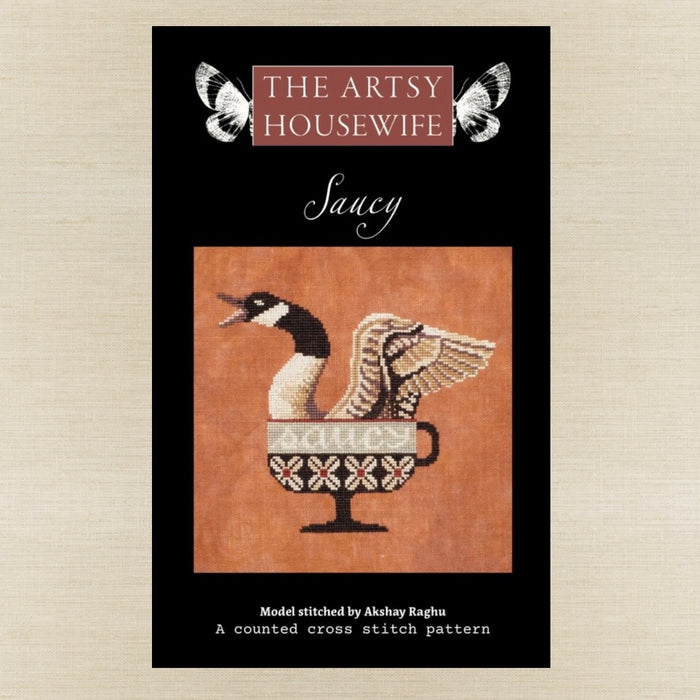 The Artsy Housewife - Saucy - Chart IH and/or Roxy Floss Conversion