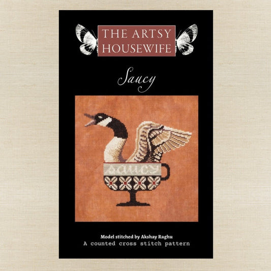 The Artsy Housewife - Saucy - Chart IH and/or Roxy Floss Conversion