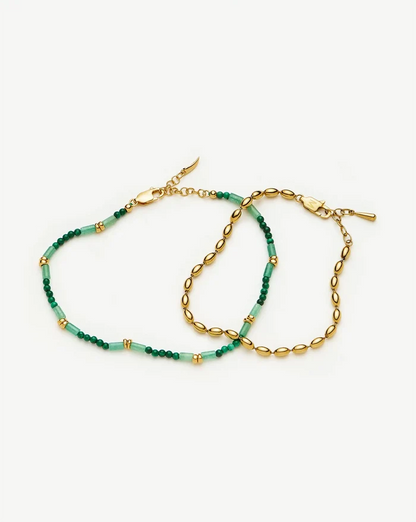 The Destination Bracelet Set | 18ct Gold plated Bracelets Missoma