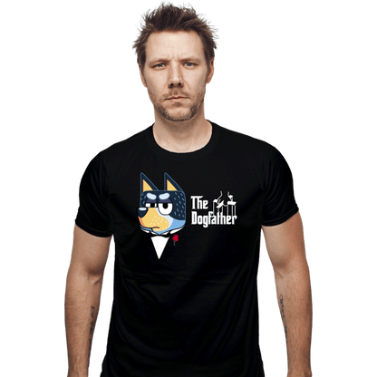 Daily_Deal_Shirts Fitted Shirts, Mens / Small / Black The Dogfather