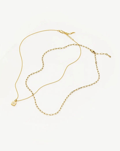 The Effortless Necklace Set | 18ct Gold Plated Necklaces Missoma