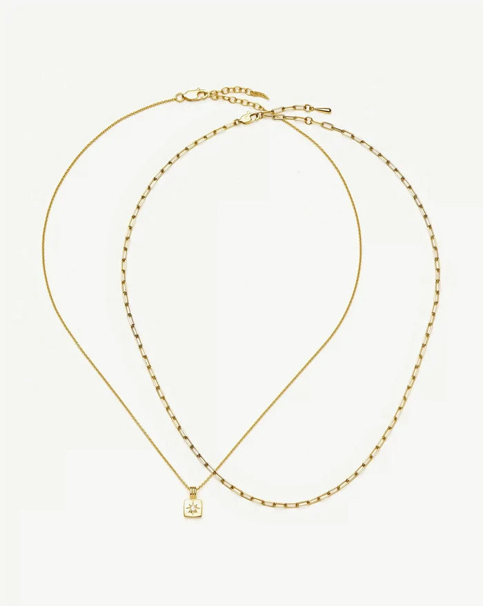 The Effortless Necklace Set | 18ct Gold Plated Necklaces Missoma