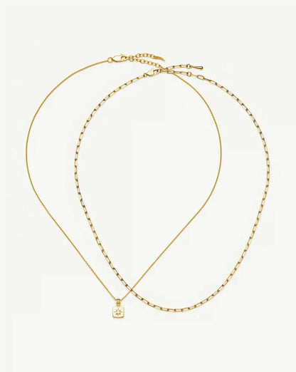 The Effortless Necklace Set | 18ct Gold Plated Necklaces Missoma