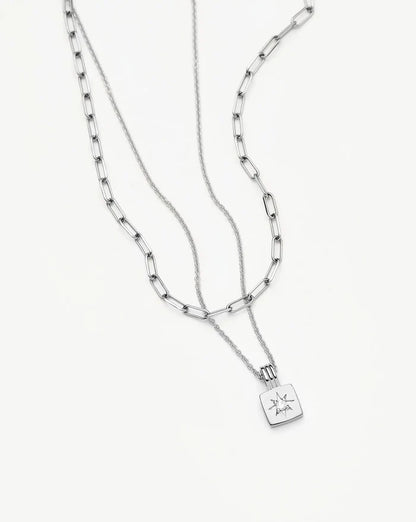 The Effortless Necklace Set | Platinum Plated Necklaces Missoma