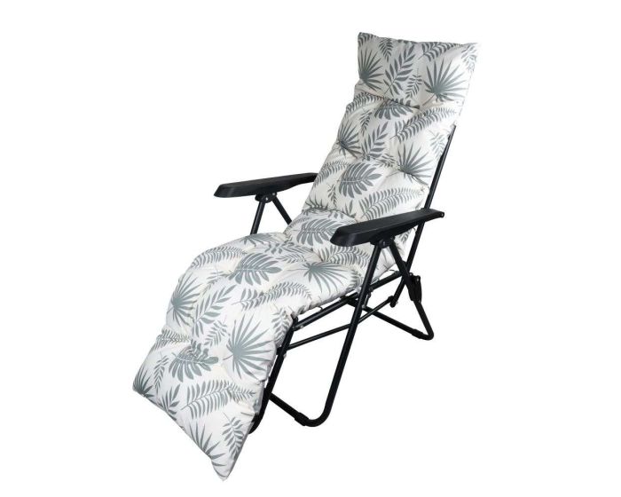 The Garden Collection Relaxer Chair - Tropical Leaf
