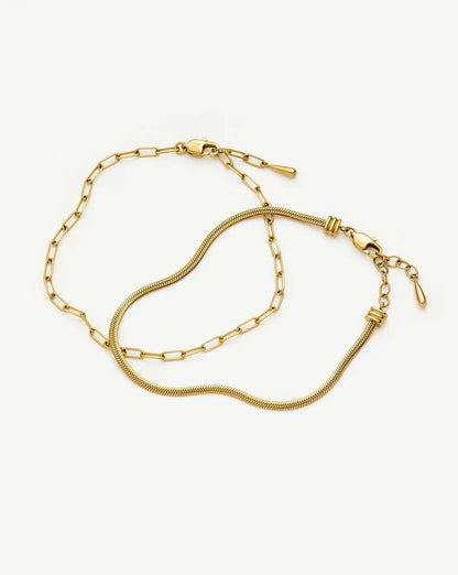 The Go-To Bracelet Set | 18ct Gold Plated Bracelets Missoma