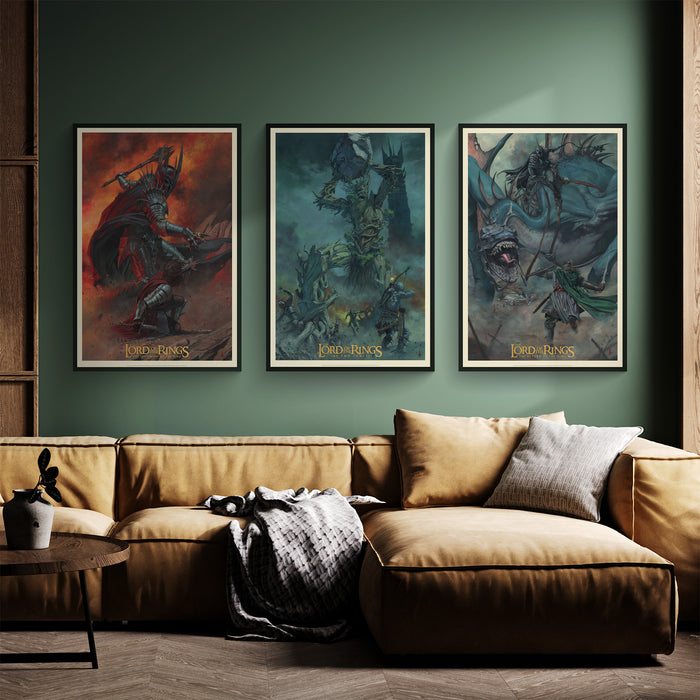 The Lord of the Rings Trilogy (Timed Edition) Poster Bundle