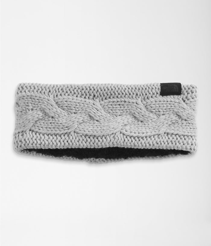 The North Face Cable Minna Earband Accessories North Face TNF Light Grey Heather-DYX